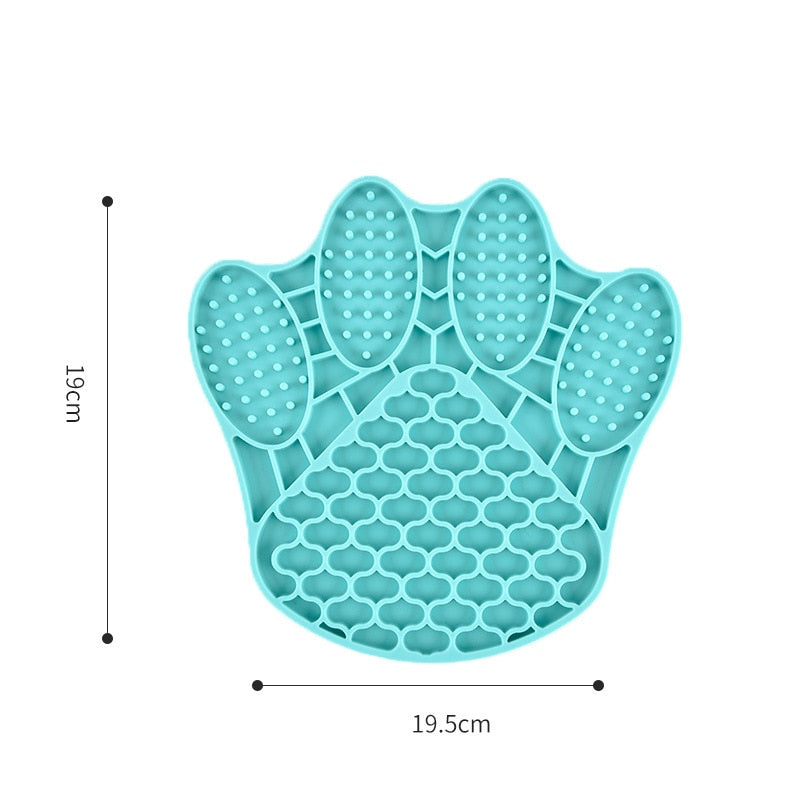 Dog Lick Mat Slow Feeding Food Bowl For Small Medium Dog Cat Treat Feeder