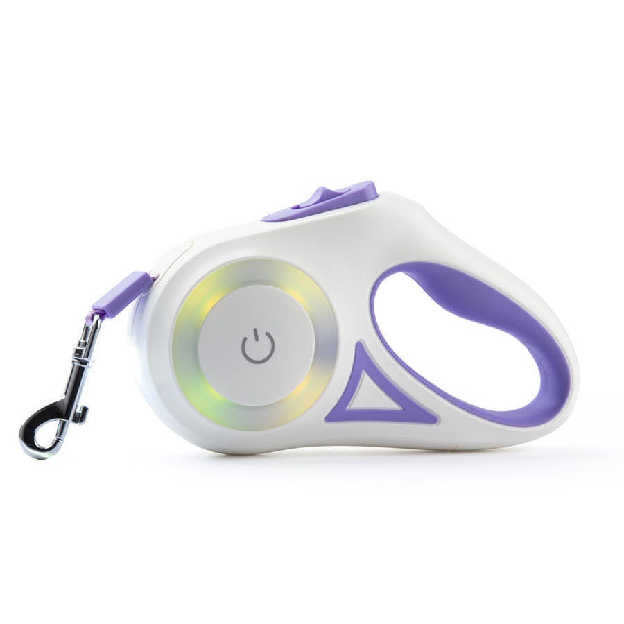 Glowing Dog Leash Pet Leash Automatic Retractable