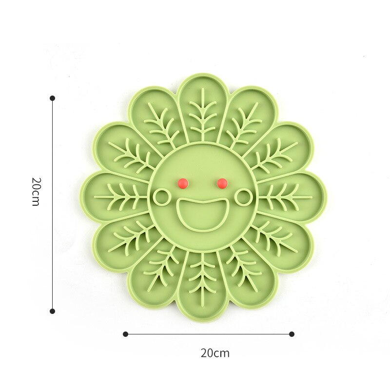 Dog Lick Mat Slow Feeding Food Bowl For Small Medium Dog Cat Treat Feeder