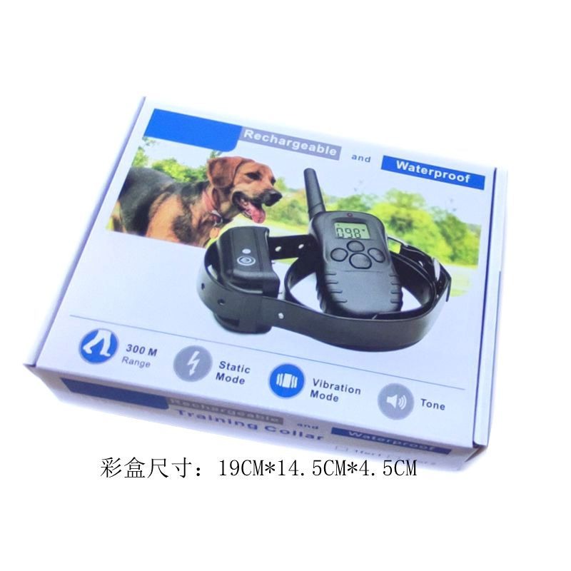 Pet shock Collar Anti Barking Device Waterproof Rechargeable Electric With Remote Control