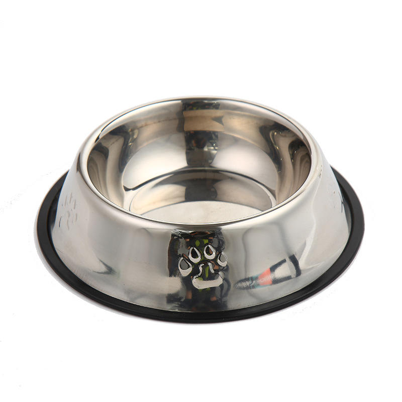 Stainless Steel Dog Bowl High-Grade Non-Slip  6 Sizes