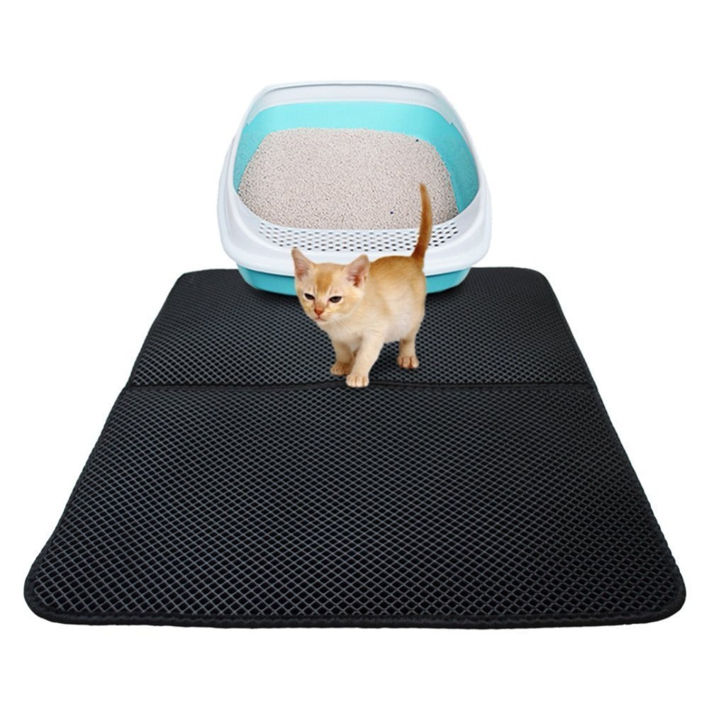 Waterproof Pet Cat Litter Mat Double Layer