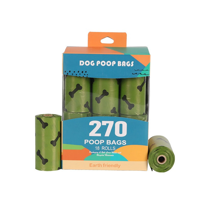 Degradable dog poop bag