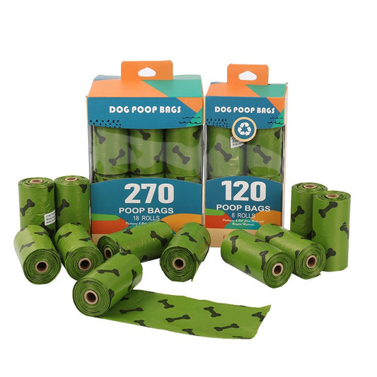 Degradable dog poop bag