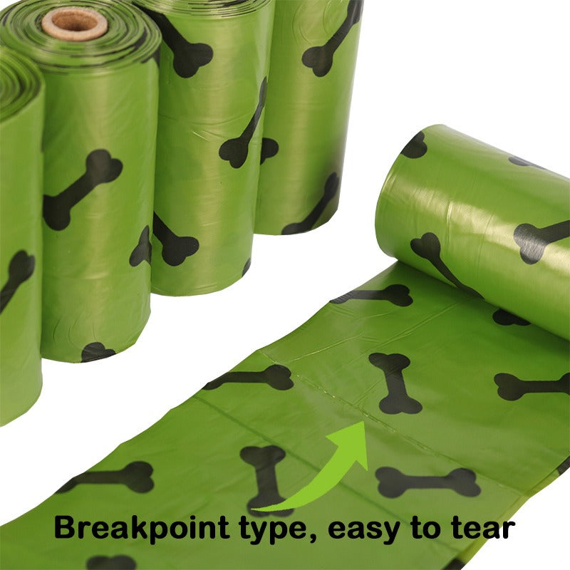 Degradable dog poop bag