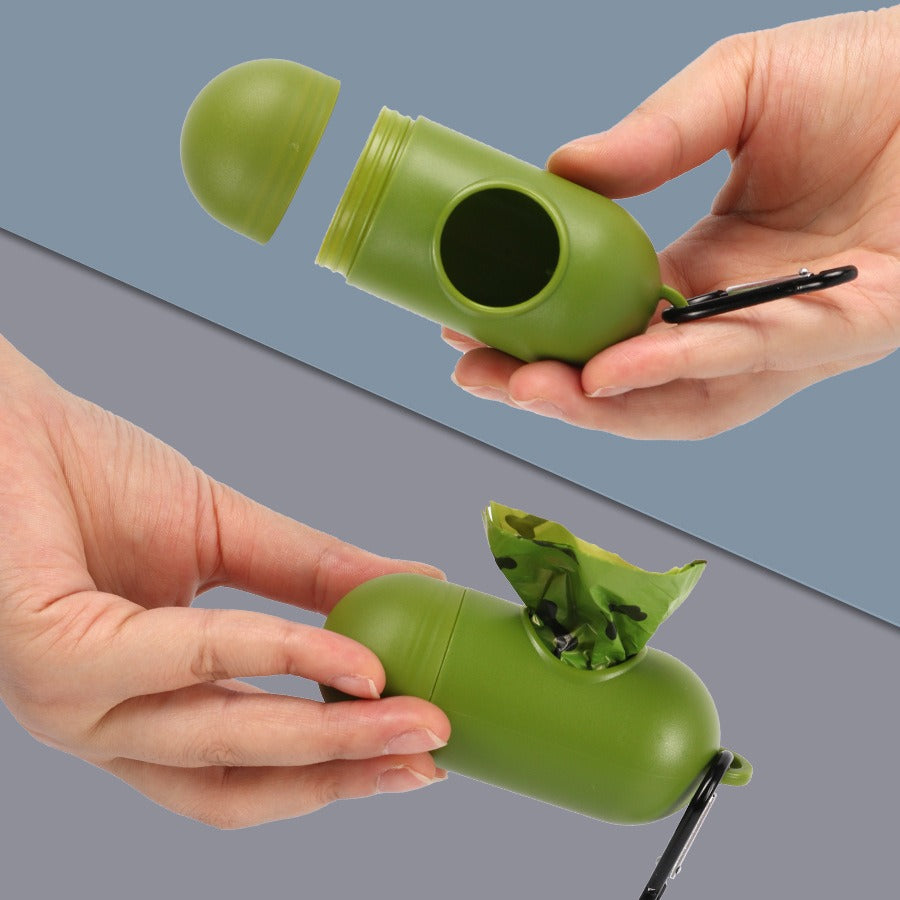Degradable dog poop bag