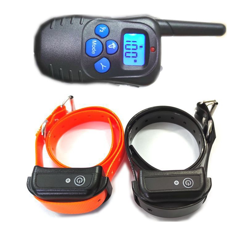 Pet shock Collar Anti Barking Device Waterproof Rechargeable Electric With Remote Control