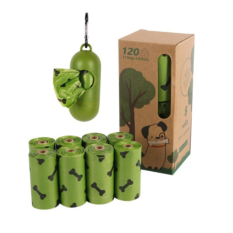 Degradable dog poop bag