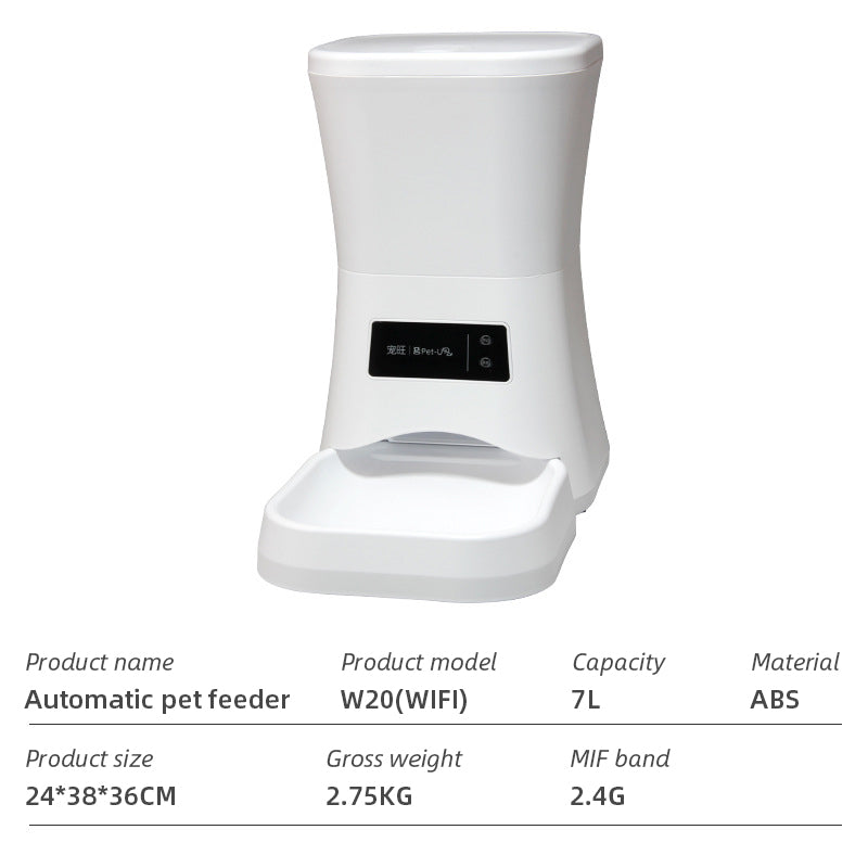 Wifi Smart APP Pet Feeder Household Automatic Pet Feeder