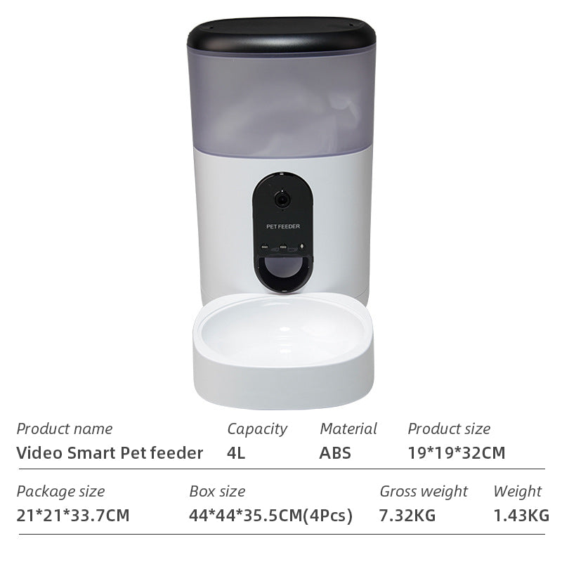 Wifi Smart APP Pet Feeder Household Automatic Pet Feeder