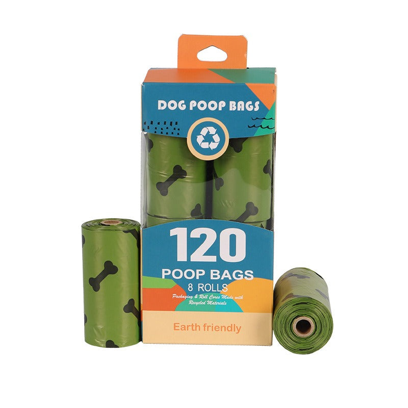 Degradable dog poop bag