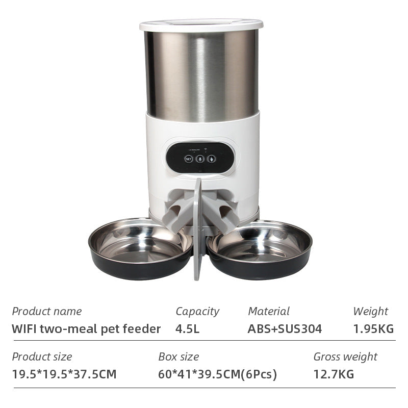 Wifi Smart APP Pet Feeder Household Automatic Pet Feeder