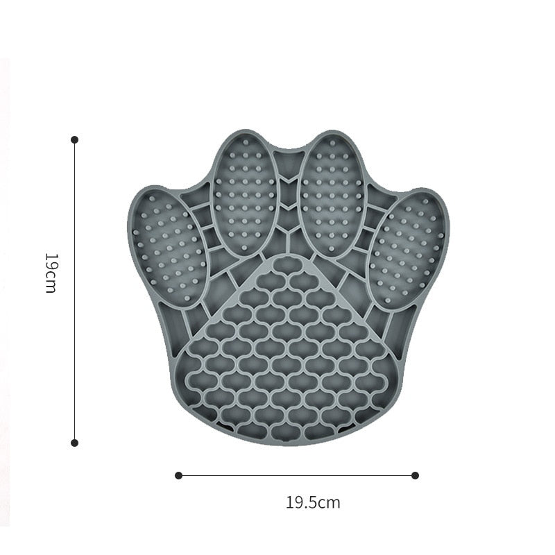 Dog Lick Mat Slow Feeding Food Bowl For Small Medium Dog Cat Treat Feeder