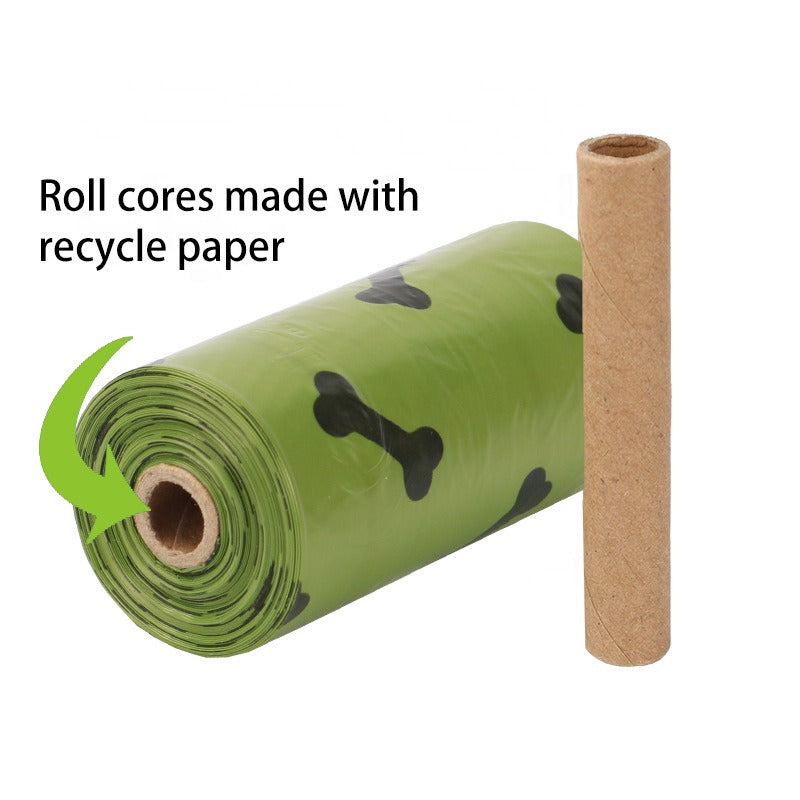 Degradable dog poop bag