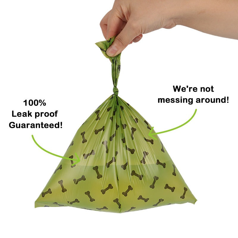 Degradable dog poop bag