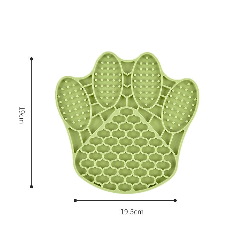 Dog Lick Mat Slow Feeding Food Bowl For Small Medium Dog Cat Treat Feeder