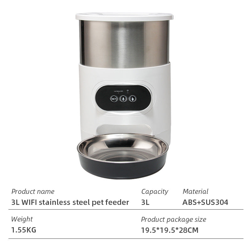 Wifi Smart APP Pet Feeder Household Automatic Pet Feeder