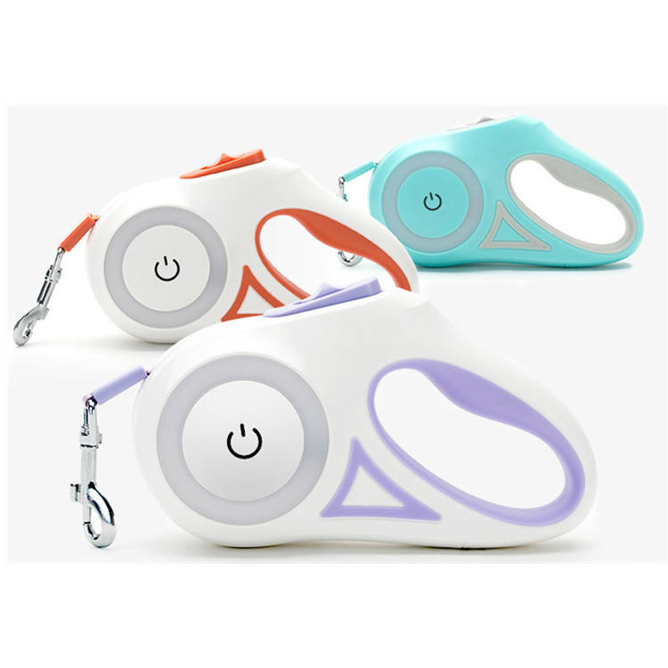 Glowing Dog Leash Pet Leash Automatic Retractable