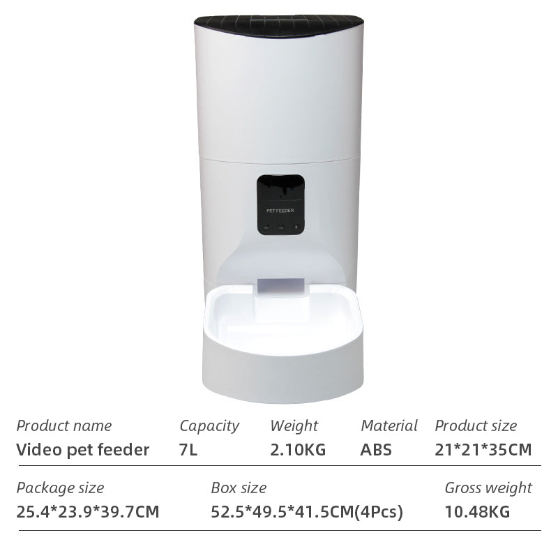Wifi Smart APP Pet Feeder Household Automatic Pet Feeder
