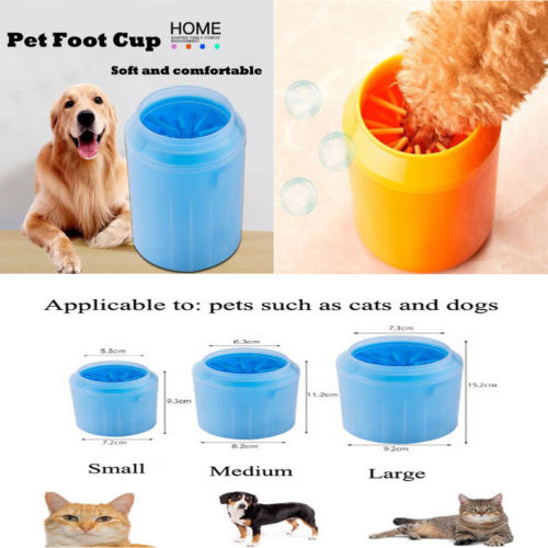 Portable Pet Paw Plunger Mud Cleaner