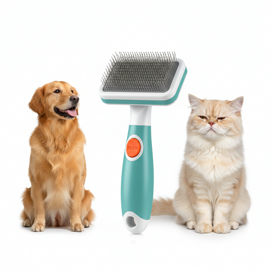 Self-Cleaning Slicker Brush for Dogs & Cats